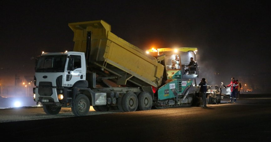 Büyükşehir Hastanesinde yol ve otopark tamam