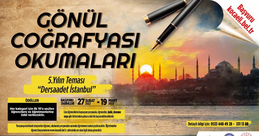 ‘Gönül Coğrafyası  Okumaları’na davet