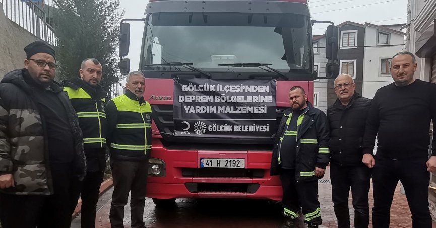 Gölcüklü hayırseverler  yardımlarını sürdürüyor