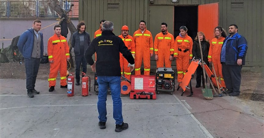 Mahalle afet gönüllülerine seminer