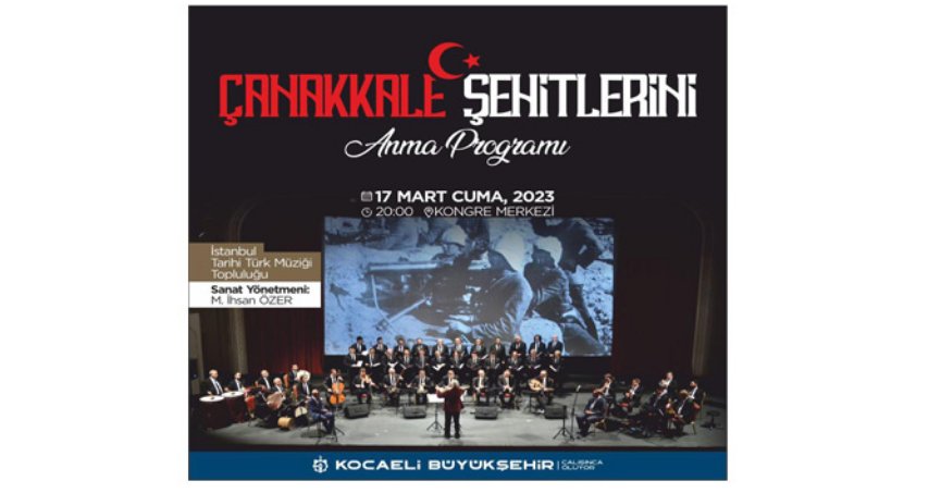 Çanakkale şehitleri  programla anılacak