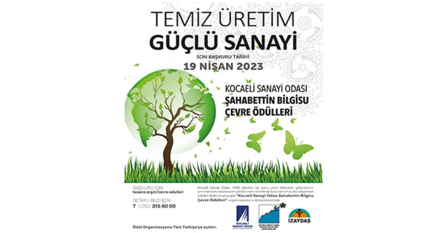 Çevre ödüllerine başvurular başladı