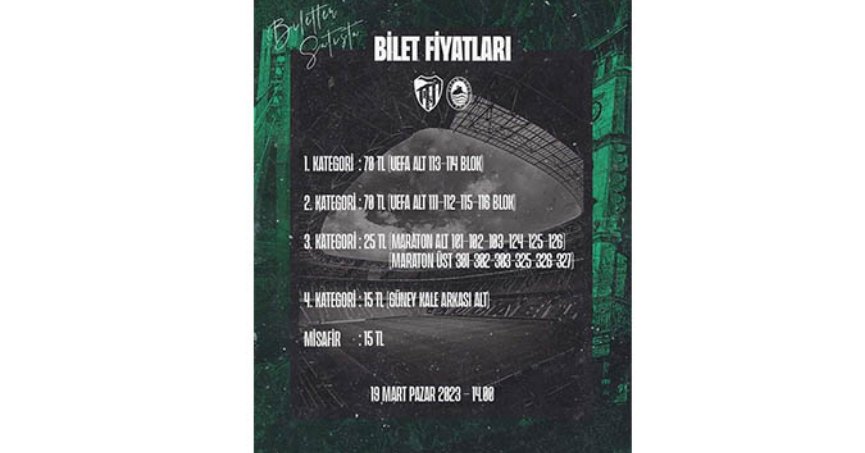 Kadın taraftarlara ücretsiz