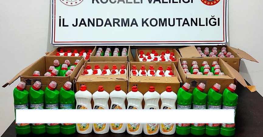 Binlerce litre sahte deterjan ele geçirildi