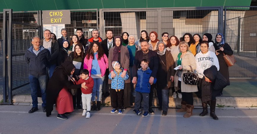 Özel çocuklarımız destek verdi