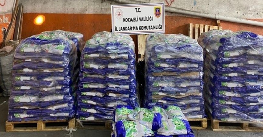 8 ton sahte toz deterjan ele geçirildi