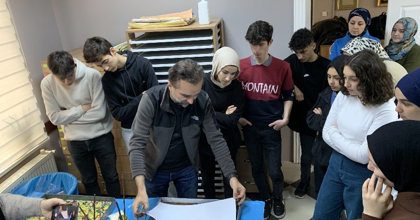 Öğrencilerden KOÜ  Kültür Evi’ne ziyaret