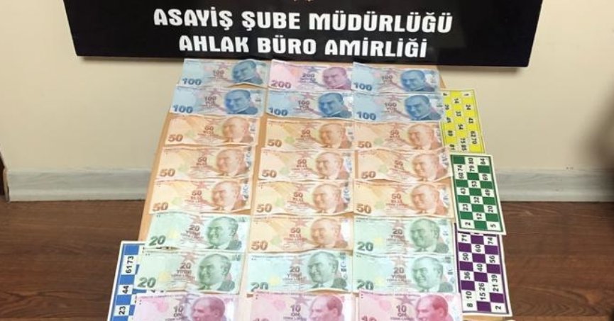 Kumar oynayan 7 kişiye para cezası verildi