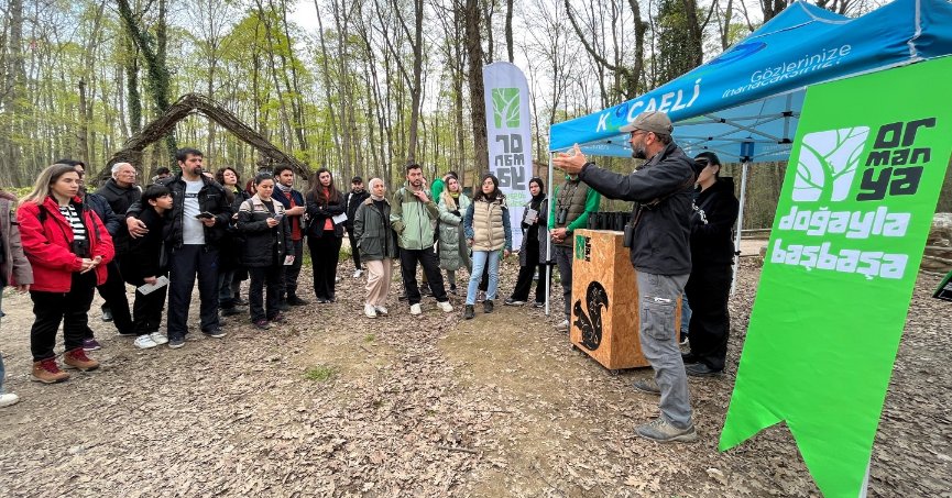 Kuş gözlem turu yoğun ilgi gördü