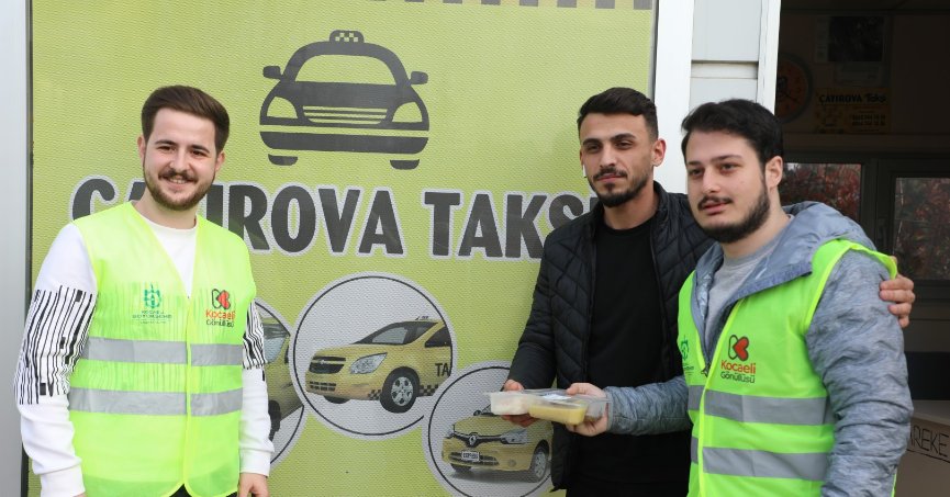 Ramazan’da taksici esnafı unutulmuyor