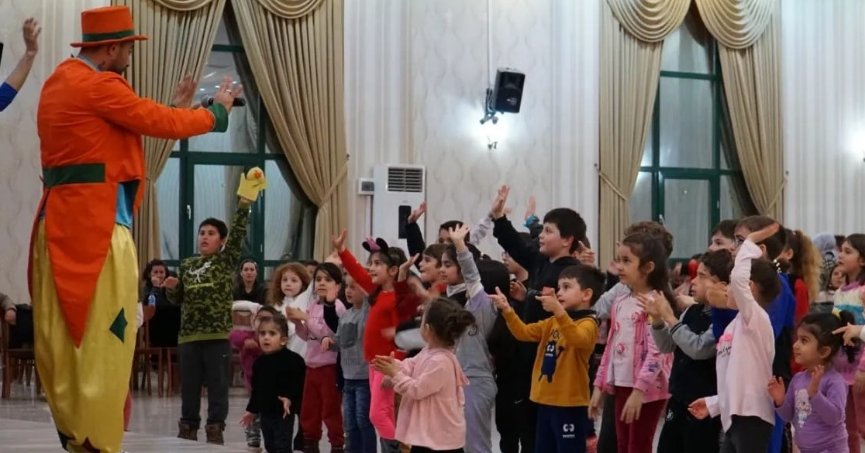 Etkinlikte çocuklar doyasıya eğlendi