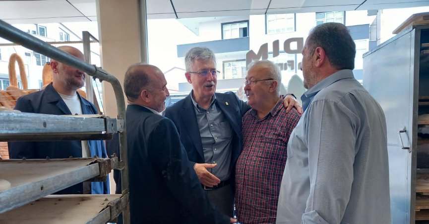 Ellibeş’ten Gölcük’te  esnaf ve ev ziyaretleri