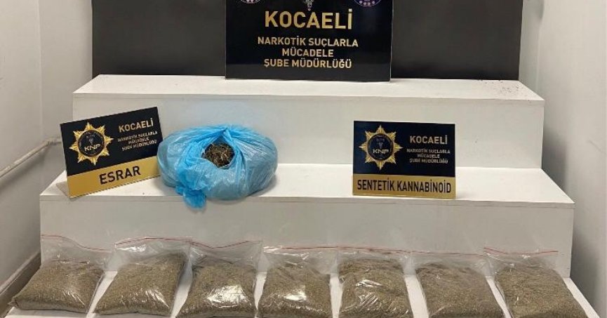 Uyuşturucu ile yakalanan şahıs gözaltına alındı