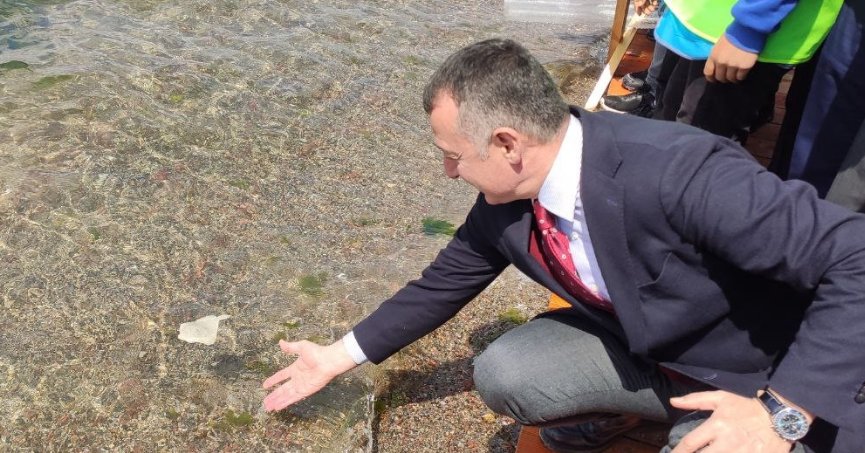 6 bin balık daha denizle buluştu