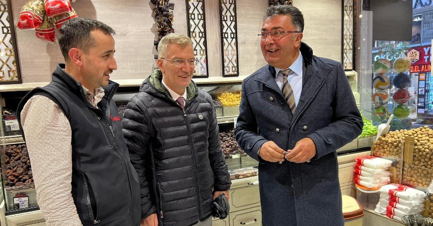 Yıldız ve Çağlayan’dan esnaflara ziyaret