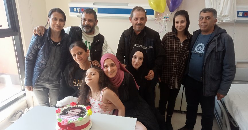 Depremzede Sıla’ya  doğum günü süprizi