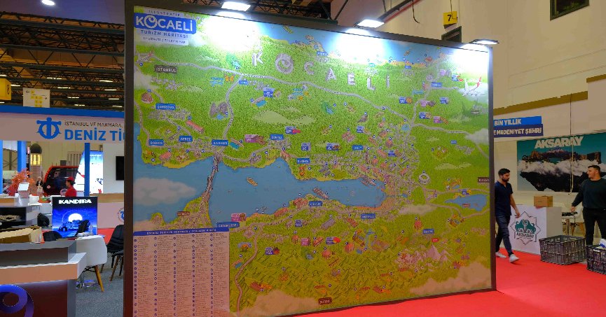 Kocaeli Turizm Haritası görücüye çıktı