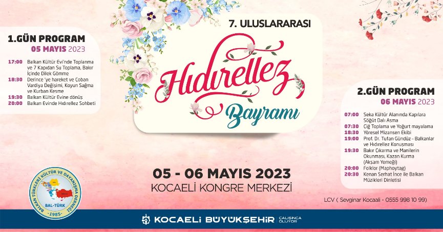 Büyükşehir, Hıdırellezi  geleneklerle kutlayacak