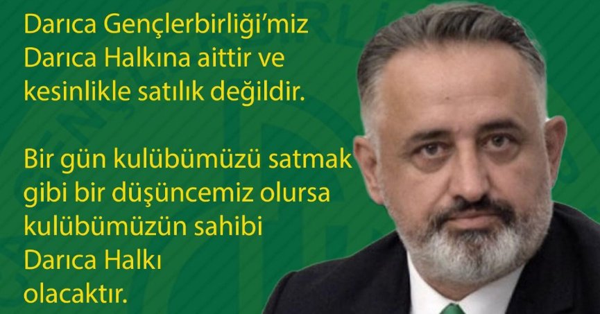 “Darıca G.B satılık değildir”