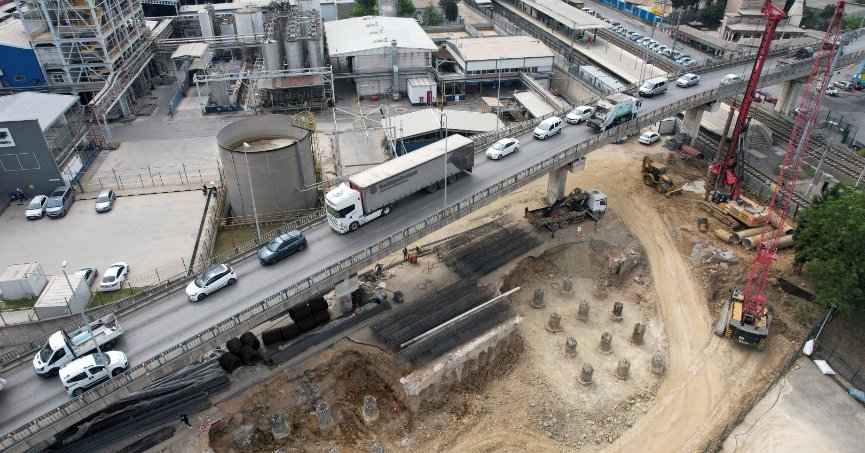 Darıca Osmangazi Köprüsü için 97 fore kazık çakılıyor