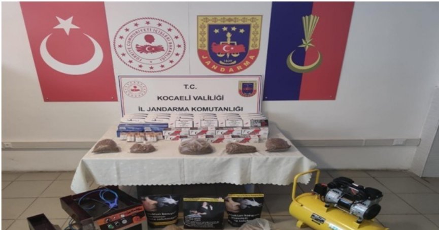 Gölcük dahil 3 ilçede kaçak tütün operasyonu
