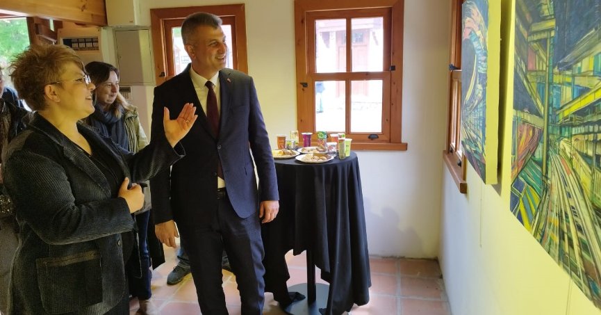 Yalı Evleri’nde kişisel resim sergisi açıldı