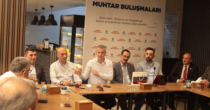 Muhtarlarla istişare  toplantısı yapıldı