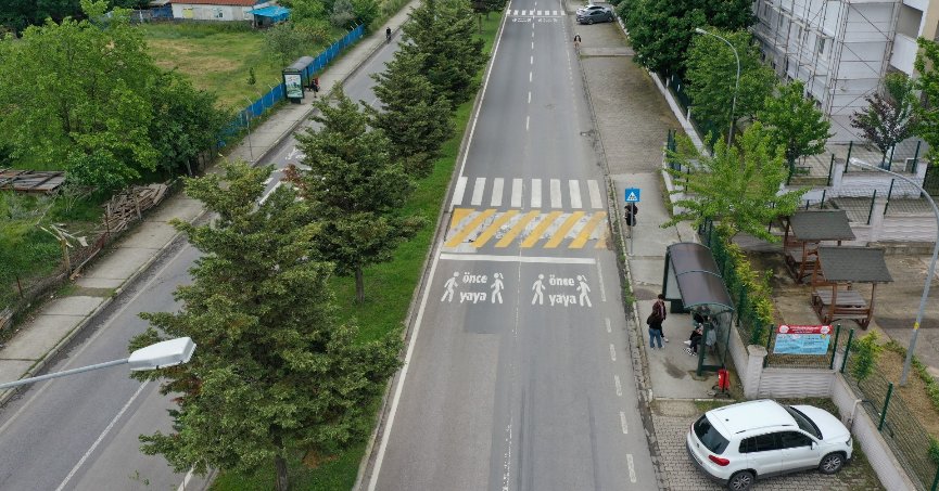 Trafikte yaya güvenliği  için önemli çalışma
