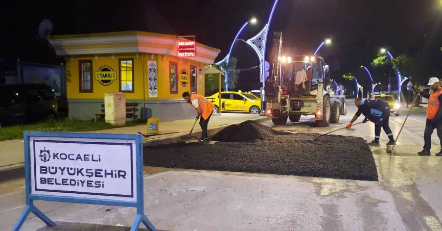 Yol Bakım Timi 7/24 çalışıyor