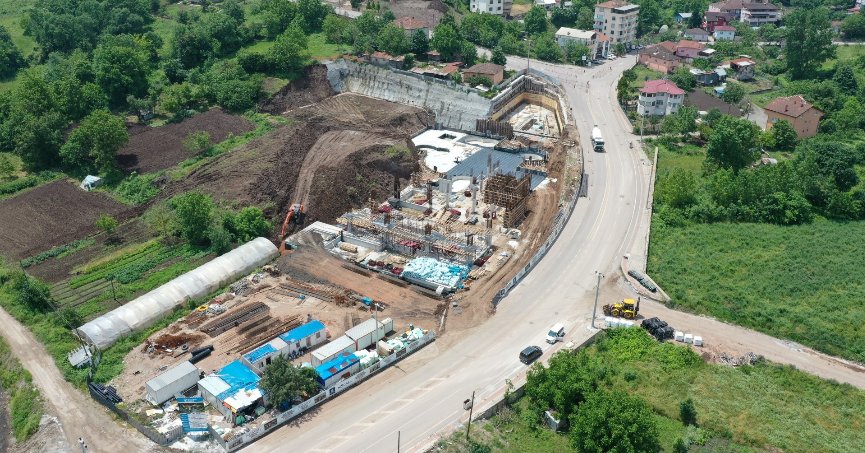 Başiskele Termal  Tesisi yükseliyor