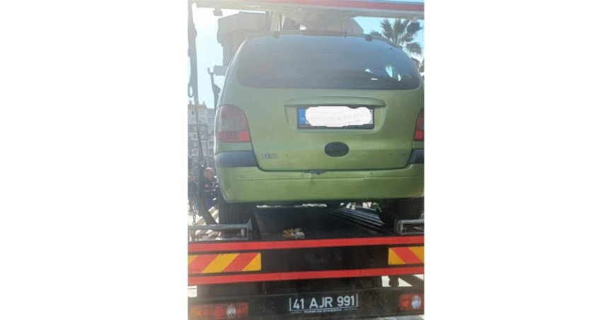 5 ayda bin 500 araç  hatalı parktan çekildi