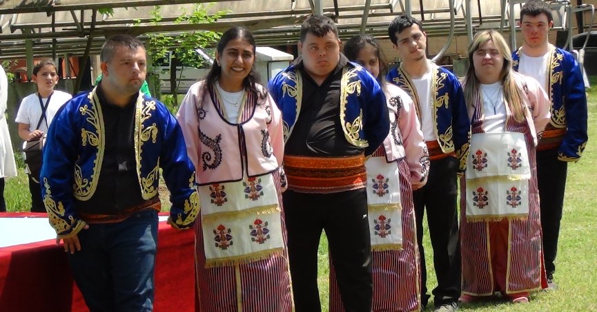 Festivalde, özel bireyler  yeteneklerini sergiledi