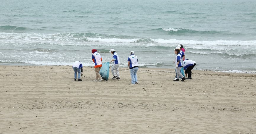 Uzunkum Sahili’nde ikinci kıyı temizliği