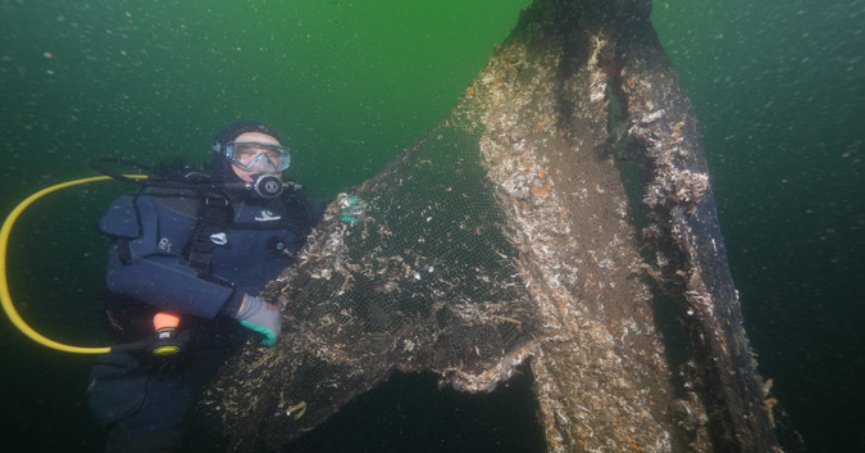 “Hayalet ağlar”ın temizlenmesi görüntülendi