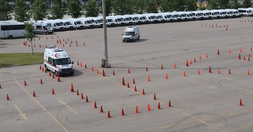 Ambulans sürüş teknikleri eğitimi tamamlandı