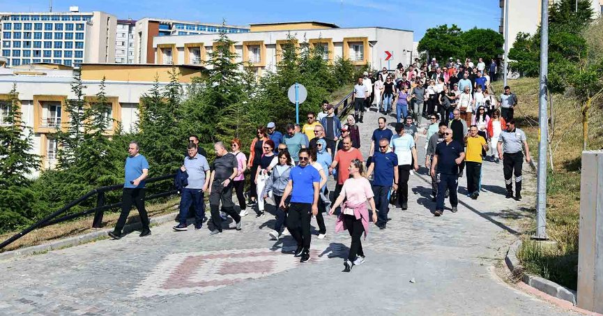 KOÜ sağlıklı yürüyüşte buluştu
