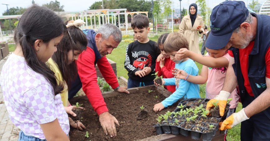 Minikler ekolojik yaşam  hakkında bilgileniyor