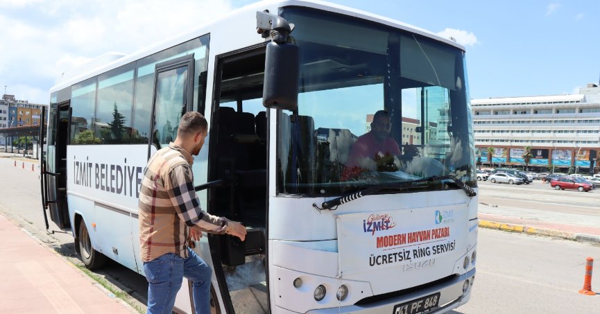 Modern Hayvan Pazarı’na ücretsiz ring servisi başladı