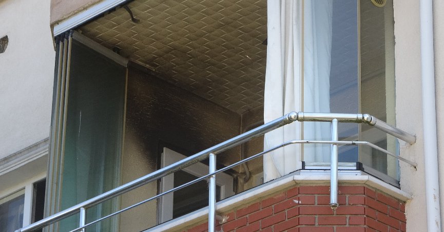 Ocakta unutulan yemek yangın çıkardı