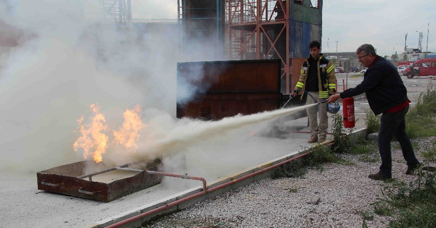 İtfaiye’den İSG Uzmanı  öğretmenlere eğitim