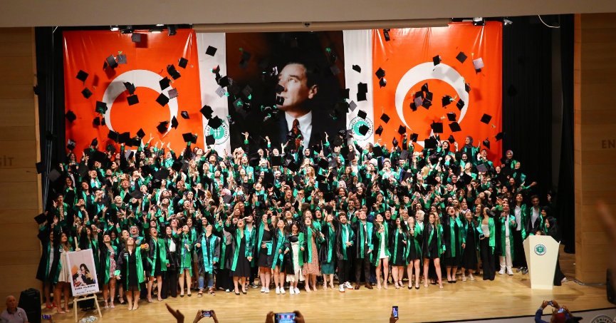 KOÜ Fen Edebiyat’ta  mezuniyet heyecanı