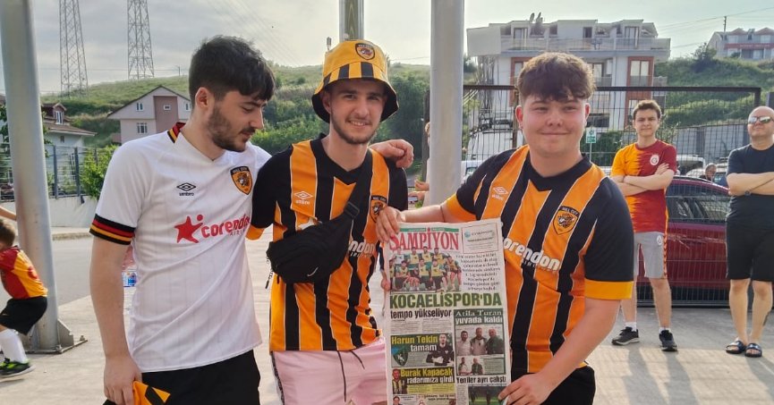 Hull City taraftarları ilimize geldi