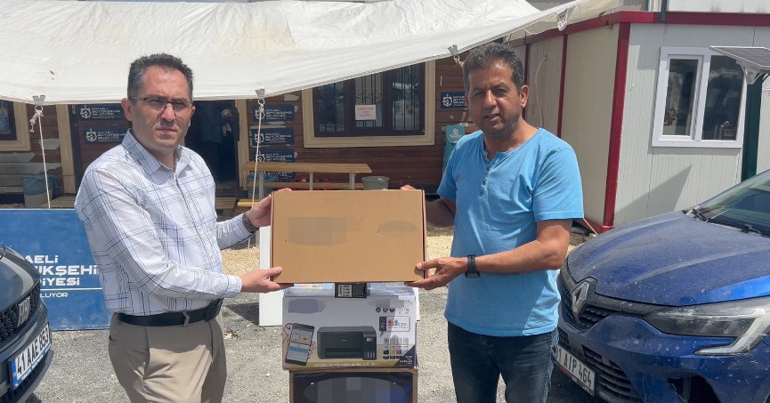 Ödüller, Hatay’daki  kardeş okullara ulaştı