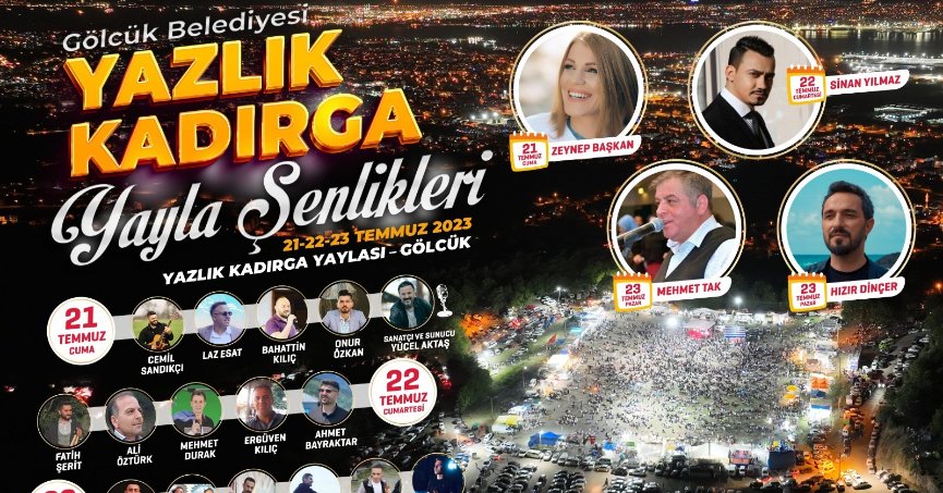 Yazlık Kadırga Şenliği  21 Temmuz’da başlıyor