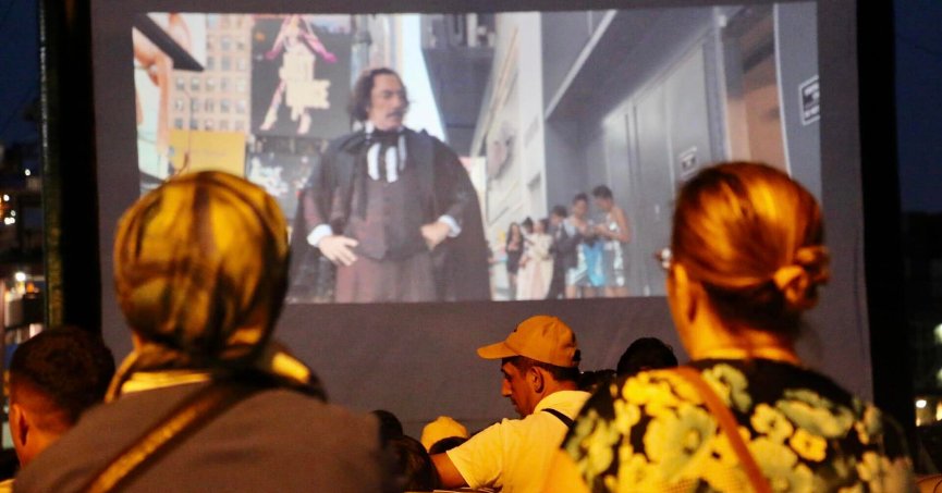 Açık havada sinema keyfi