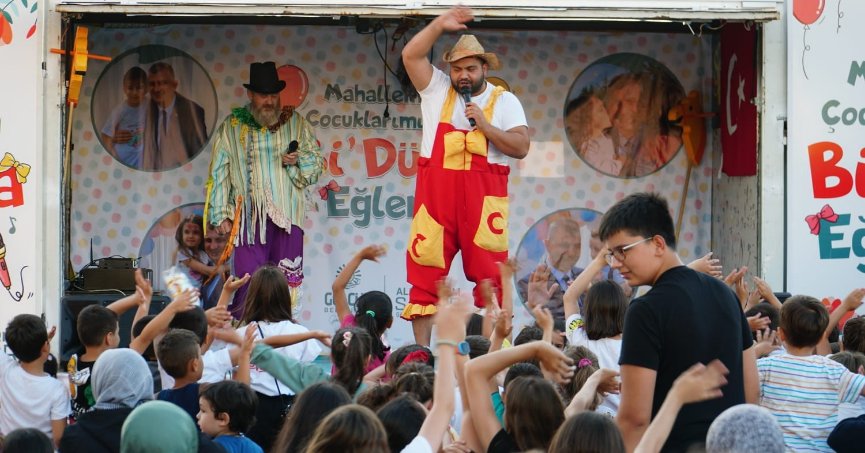 Çocuklar, ‘Bi Dünya Eğlence’yi çok sevdi