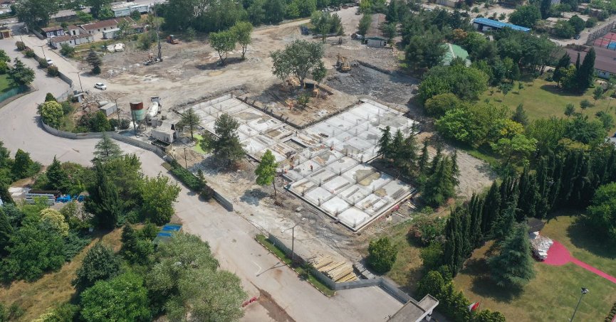 Engelsiz yaşam merkezinde iki bloğun temeli atıldı