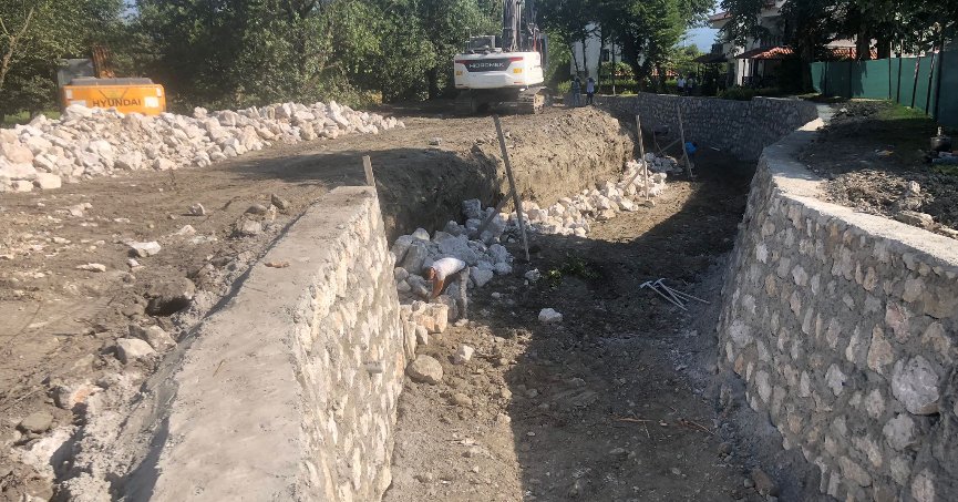 İSU’dan dere ıslah çalışması