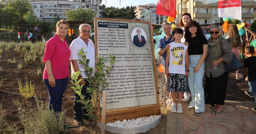 Merhum başkanın adı parkta yaşatılacak