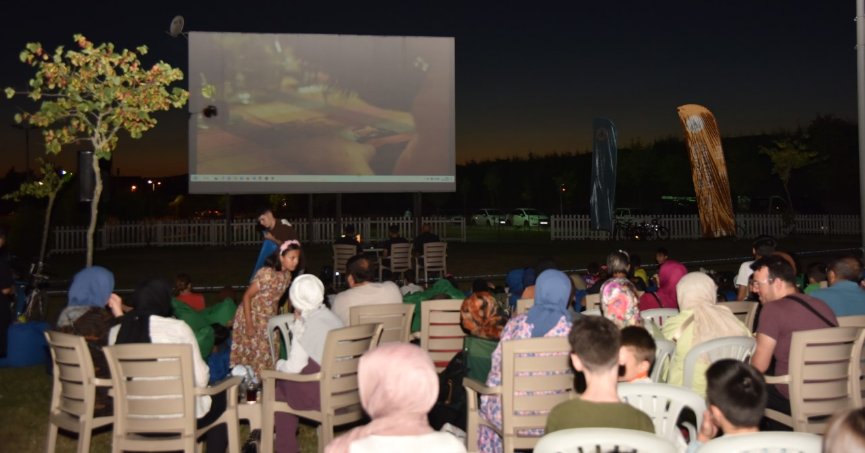 Açık havada sinema keyfi